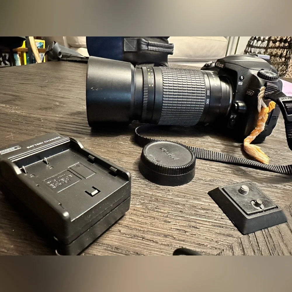 Nikon D50 and 70-300mm lens